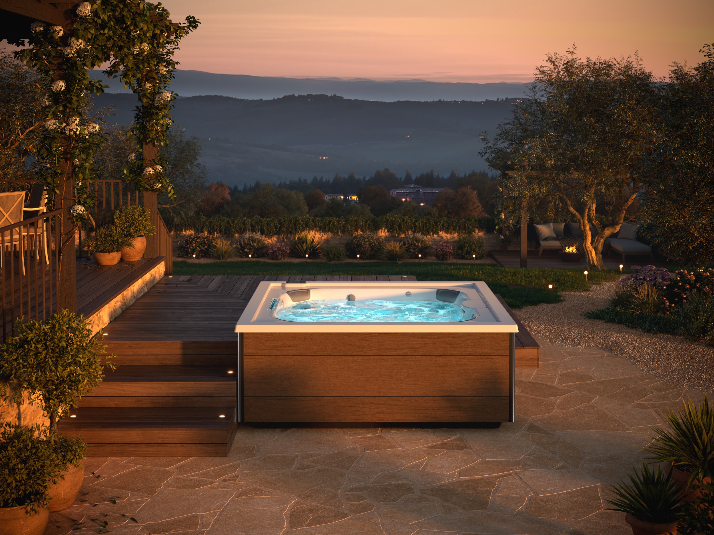Jacuzzi J-4 design spa collectie met infrarood